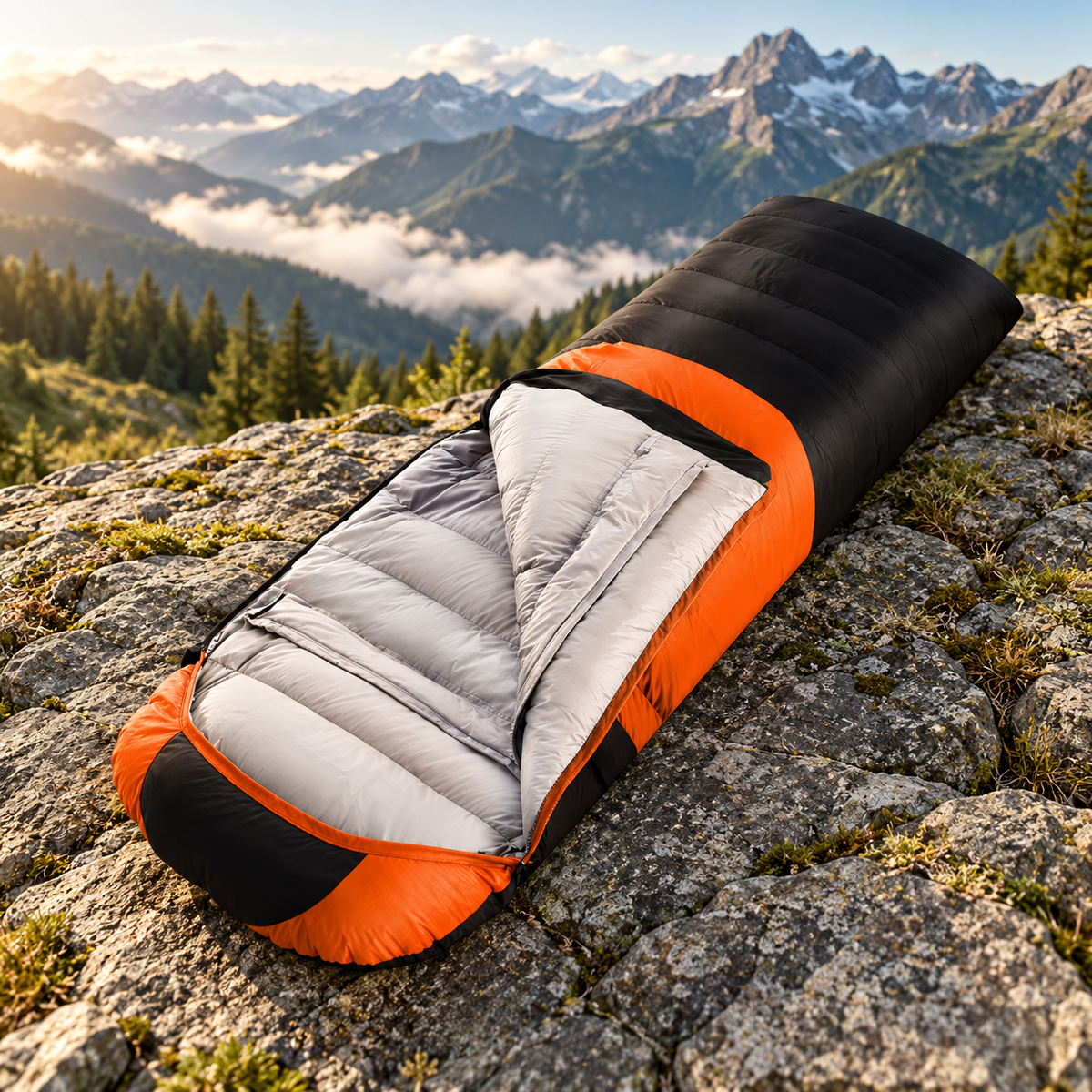 Beheizbarer Schlafsack